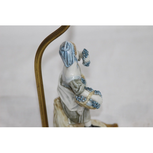 208 - ANTIQUE FIGURE LAMP
25CM