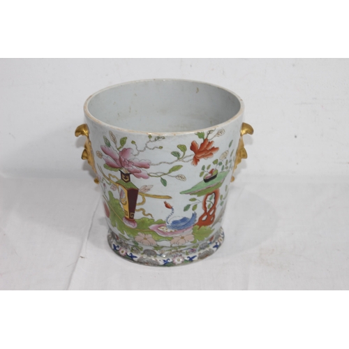 317 - MASONS ORIENTAL PATTERN POT 
20CM