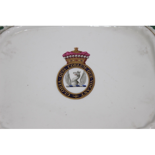 318 - ANTIQUE RARE CHAMBERLAIN WORCESTER TUREEN AND PLATE 
18CM