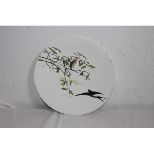 323 - QUANTITY OF ANTIQUE BIRD PLATES