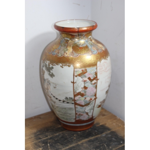 364 - LARGE ANTIQUE JAPENESE VASE - A/F
46CM