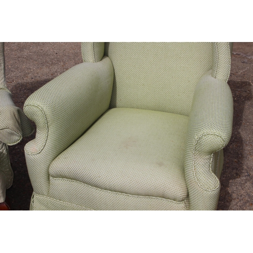 41 - VINTAGE PARKER KNOLL ARMCHAIR AND ONE OTHER 
70 X 79 X 103CM