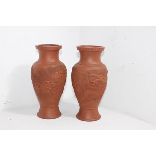 373 - PAIR OF JAPANESE VASES
24CM