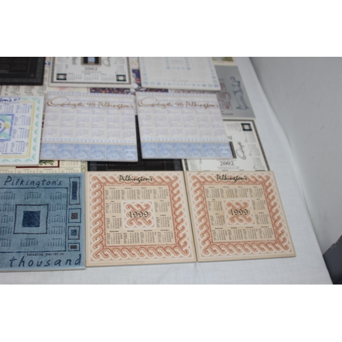 380 - LARGE QUANTITY OF CALENDAR TILES