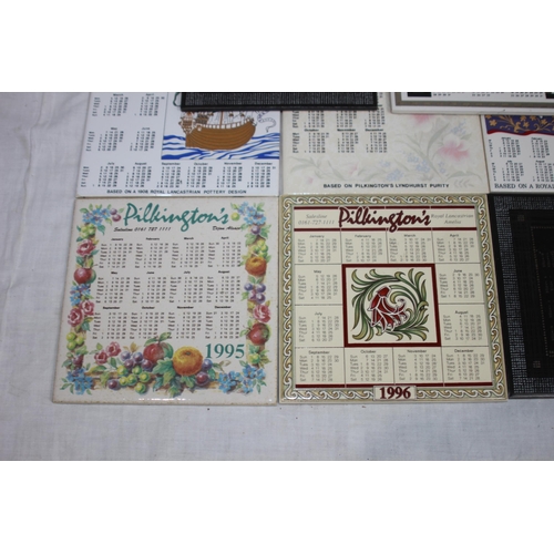 380 - LARGE QUANTITY OF CALENDAR TILES