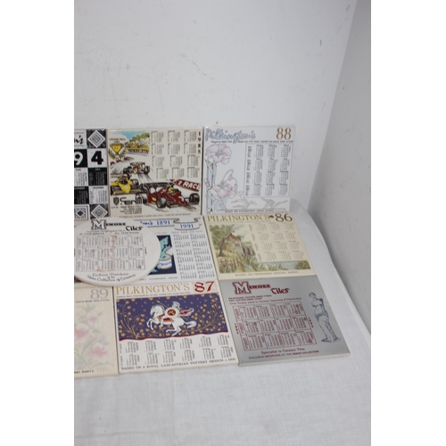 380 - LARGE QUANTITY OF CALENDAR TILES