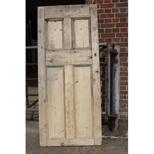 44 - ANTIQUE PINE DOOR
210 X 91CM