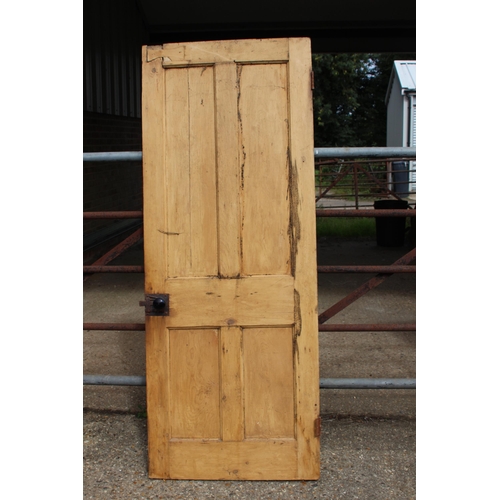 45 - ANTIQUE PINE DOOR 
74 X 194CM