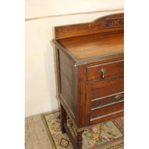 50 - EDWARDIAN BUFFET SIDEBOARD 
120 X 45 X 90CM