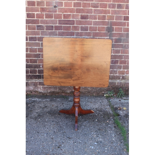 58 - GEORGIAN TILT TOP TABLE 
45 X 68 X 73CM