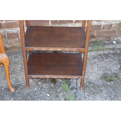 61 - VINTAGE WORKBOX AND CONTENTS AND CUTLERY BOX
45X 35 X 77CM