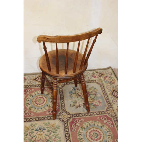 64 - 2 X VINTAGE PENNY CHAIRS - ONE IS A ROCKER 
75 X 43 X 95CM