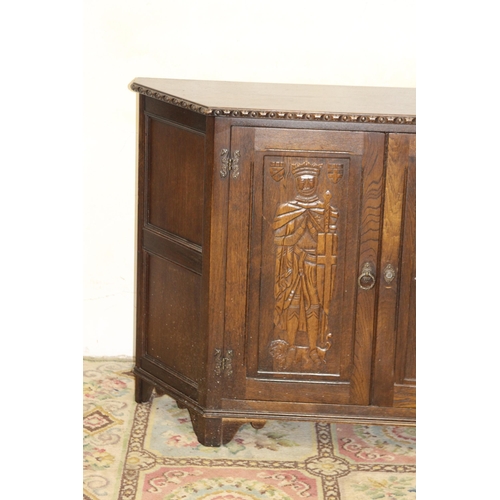 65 - VINTAGE GOTHIC STYLE SIDEBOARD 
120 X 37 X 80CM