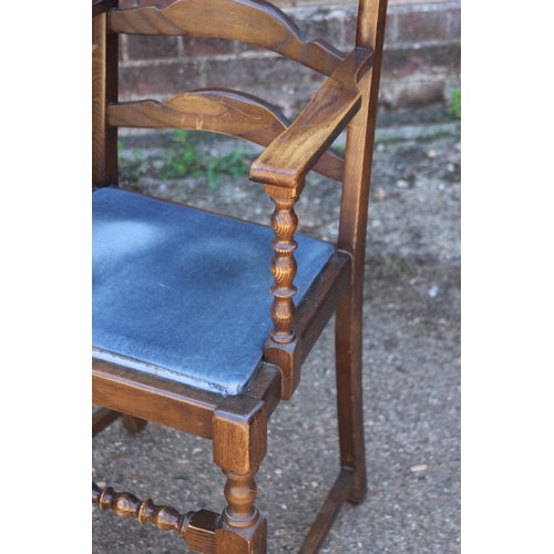 72 - VINTAGE EXTENDING TABLE AND 6 CHAIRS 
183 X 80 X 73CM