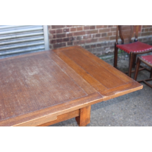 73 - VINTAGE BARLEY TWIST EXTENDING TABLE AND CHAIRS 
148 X 90 X 75CM