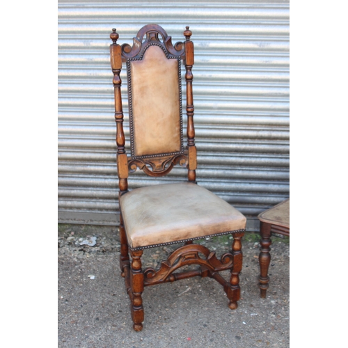 79 - 2 X ANTIQUE HALL CHAIRS
40 X 50 X 120CM