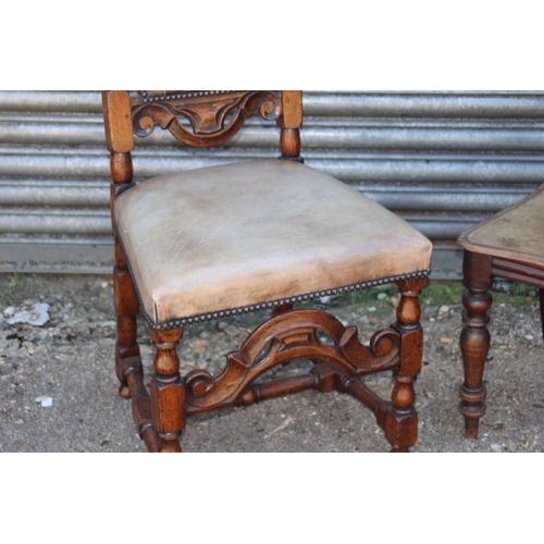 79 - 2 X ANTIQUE HALL CHAIRS
40 X 50 X 120CM