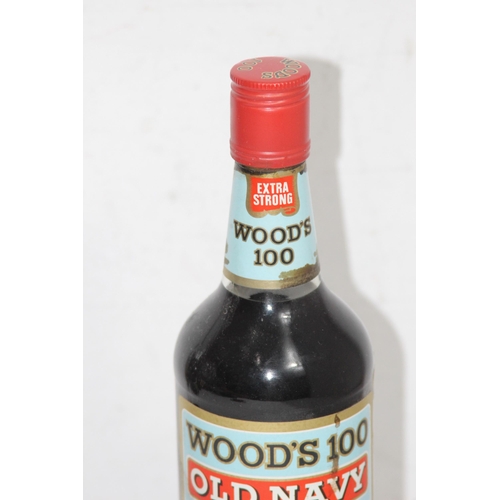 805 - VINTAGE BOTTLE OF WOOD'S 100 OLD NAVY RUM - 100% PROOF