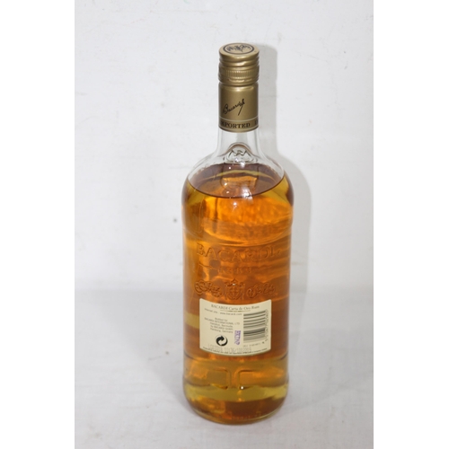 807 - 1 LTR BOTTLE OF BACARDI ORO RUM