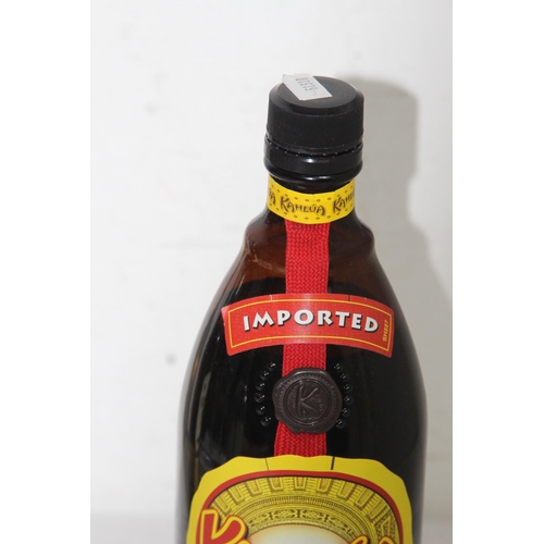 808 - 1 LTR BOTTLE OF IMPORTED KAHLUA