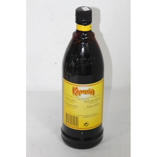 808 - 1 LTR BOTTLE OF IMPORTED KAHLUA