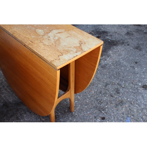 99 - 2 X RETRO DROPLEAF TABLES 
167 X 76 X 167CM