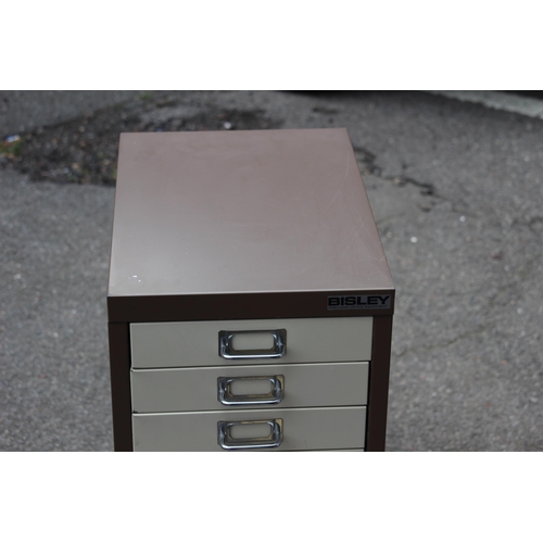 117 - BISLEY FILING CABINET 
28 X 42 X 68CM