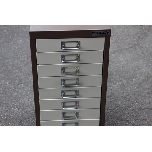 117 - BISLEY FILING CABINET 
28 X 42 X 68CM