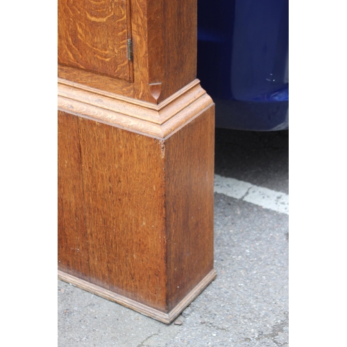 118 - ANTIQUE GRANDFATHER CLOCK CASE 
202 X 23 X 54CM