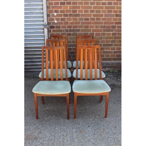 89 - RETRO G PLAN FRESCO DINING TABLE AMD 6 CHAIRS 
49 X 43 X 90CM