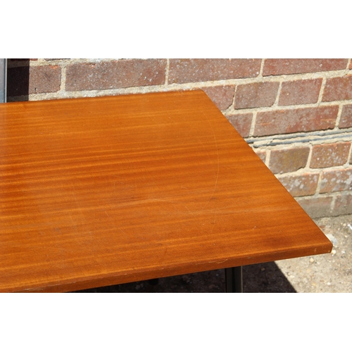 91 - 4 X RETRO COFFEE TABLES 
110 X 38 X 34CM