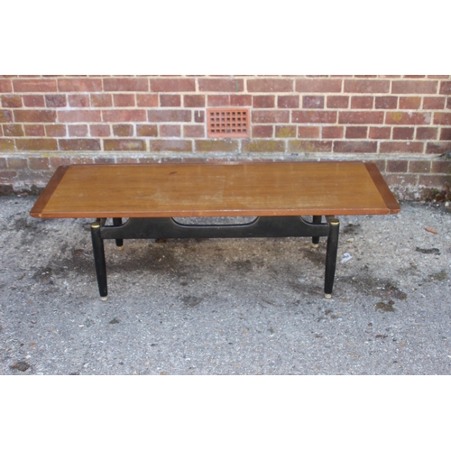 92 - E GOMME G PLAN COFFEE TABLE 
137 X 49 X 40CM