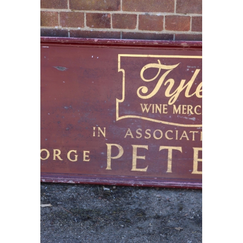 931 - VINTAGE TYLERS WOODEN SIGN
180 X 68CM