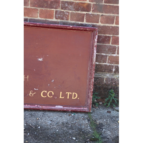 931 - VINTAGE TYLERS WOODEN SIGN
180 X 68CM