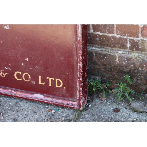 931 - VINTAGE TYLERS WOODEN SIGN
180 X 68CM