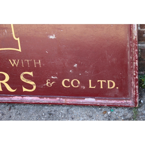 931 - VINTAGE TYLERS WOODEN SIGN
180 X 68CM