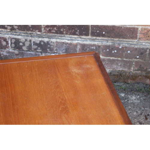 98 - PAIR OF RETRO COFFEE TABLES 
85 X 85 X 39CM