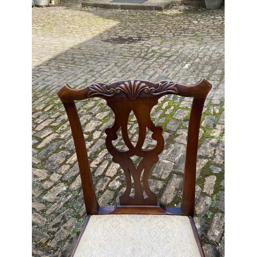 121 - 3 X EDWARDIAN CHAIRS 
50 X 42 X 93CM