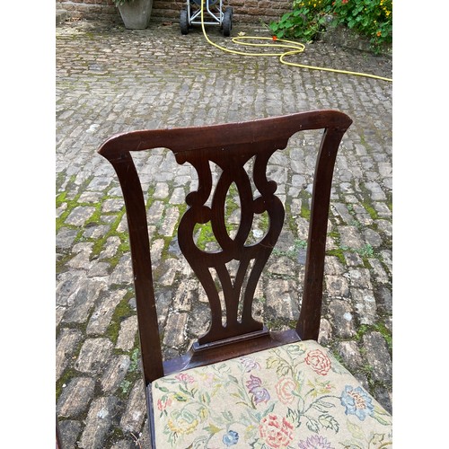 121 - 3 X EDWARDIAN CHAIRS 
50 X 42 X 93CM