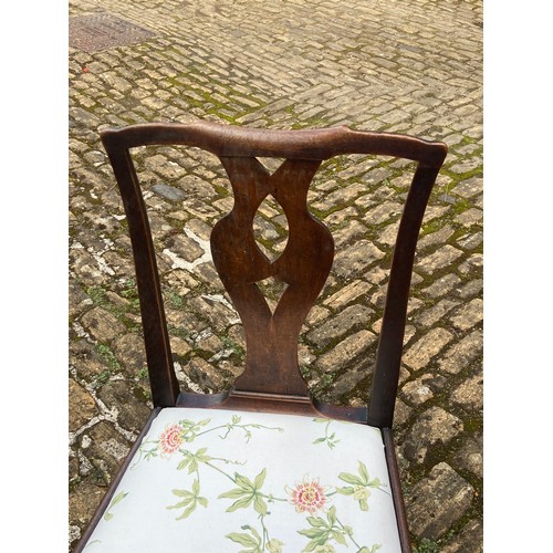 121 - 3 X EDWARDIAN CHAIRS 
50 X 42 X 93CM