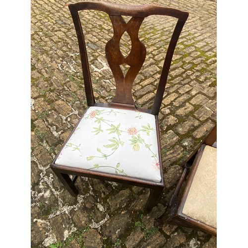 121 - 3 X EDWARDIAN CHAIRS 
50 X 42 X 93CM