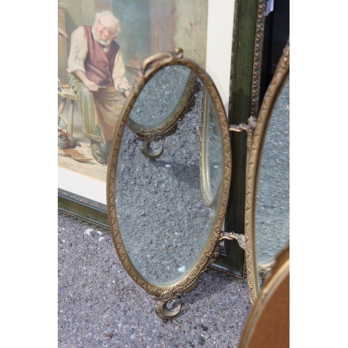 191 - ORNATE MIRROR, PICTURES AND WALL HANGING
73 x 60cm