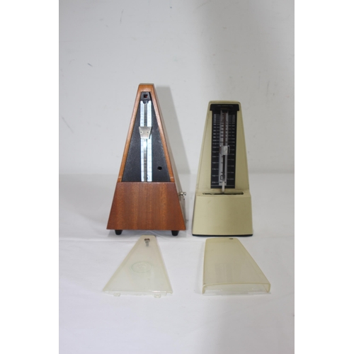 404 - 2 X VINTAGE METRONOMES