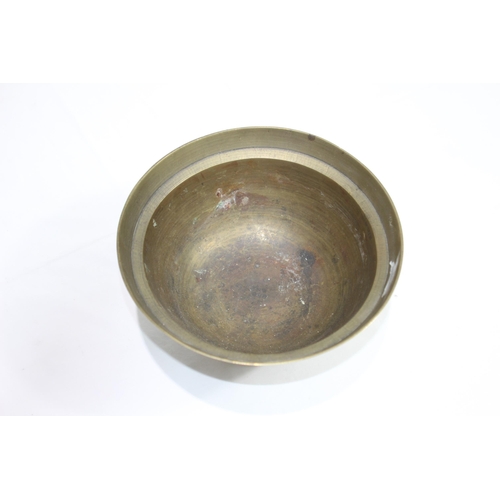 405 - ORIENTAL BRASS BOWL
14 X 23CM