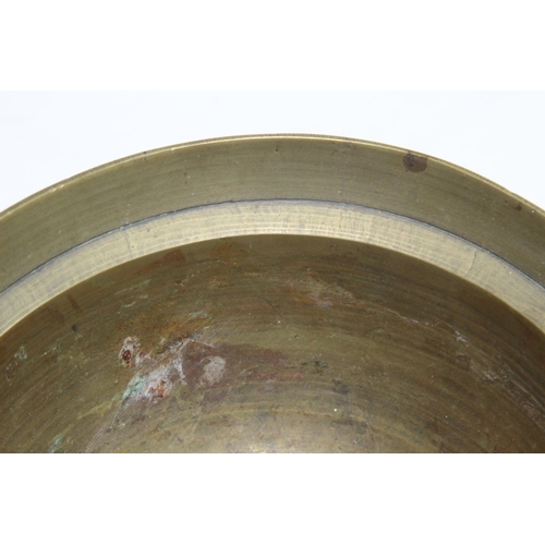 405 - ORIENTAL BRASS BOWL
14 X 23CM