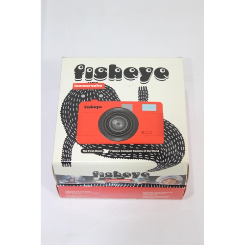 413 - FISHEYE-LAMAGRAPHY AND DIANA AND FLASH CAMERAS - UNOPENED  IN BOX