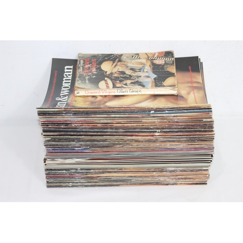 416 - QUANTITY OF VINTAGE MAN AND WOMEN MAGAZINES