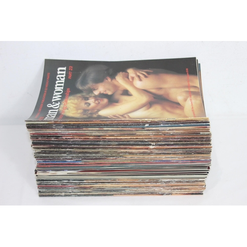 416 - QUANTITY OF VINTAGE MAN AND WOMEN MAGAZINES