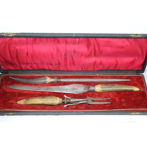 421 - QUANTITY OF CASED CUTLERY ETC