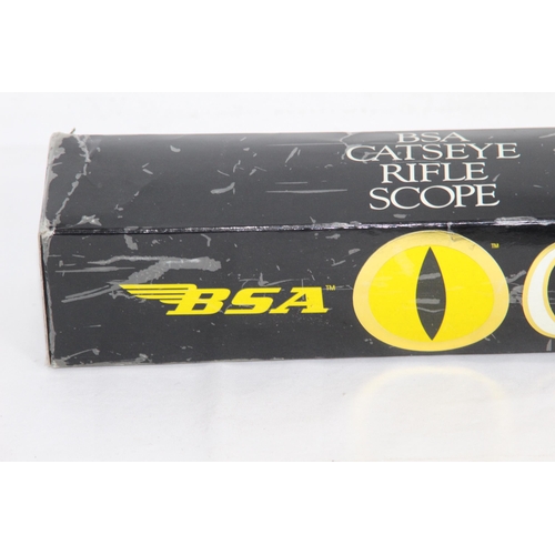 440 - BSA CATSEYE RIFLE SCOPE IN BOX